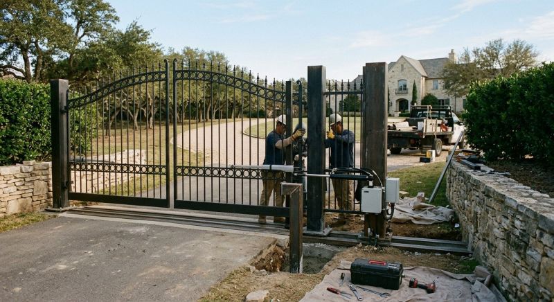 Driveway Gate Installation in Boca Raton, FL