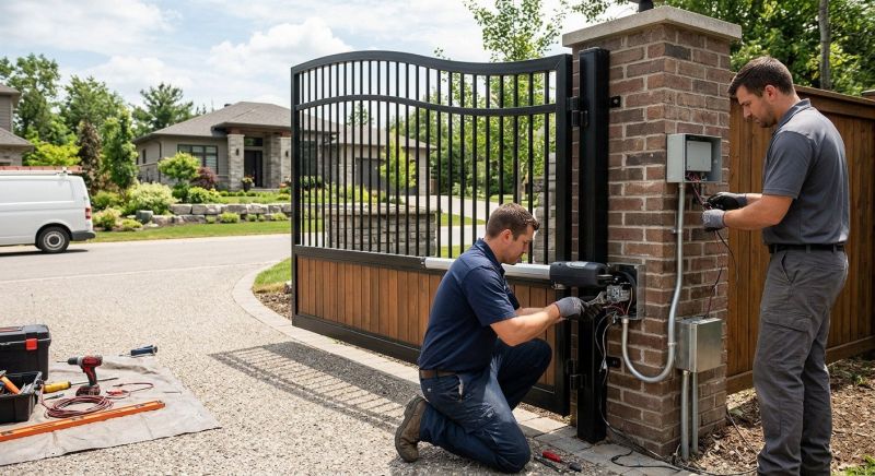 Driveway Gate Installation in Plano, TX