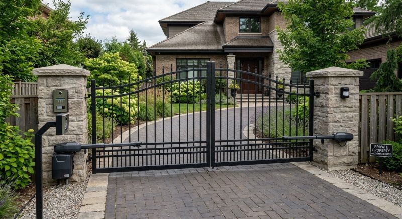 Motorized Gate Installation in Franklin, TN